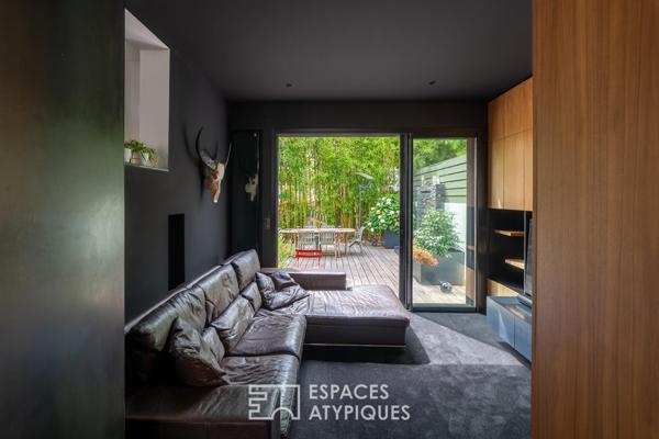 Maison d’architecte avec jardin paysager au cœur de Saint-Pasquier