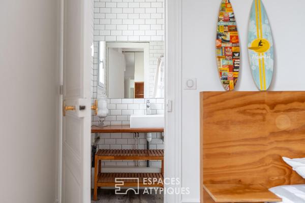 Maison d’architecte avec jardin paysager au cœur de Saint-Pasquier