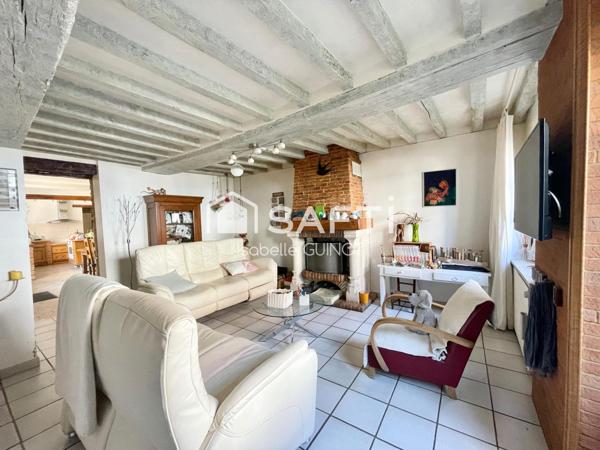 Maison de village, 3 chambres, jardinet, garage