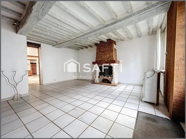 Maison de village, 3 chambres, jardinet, garage