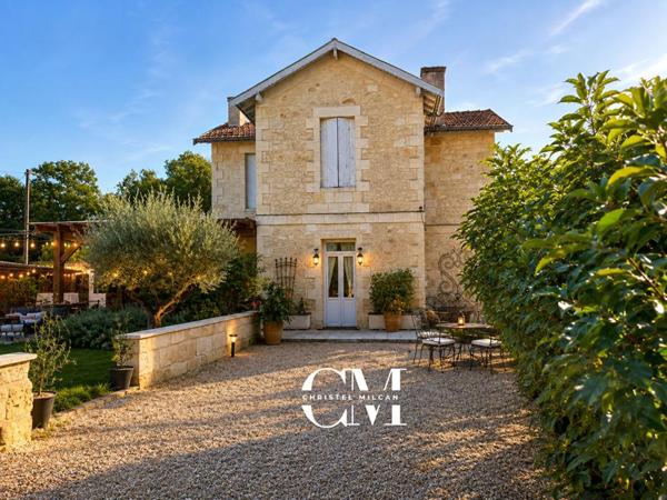 Maison en pierre rénovée avec piscine et potentiel événementiel 160 m²  Libourne