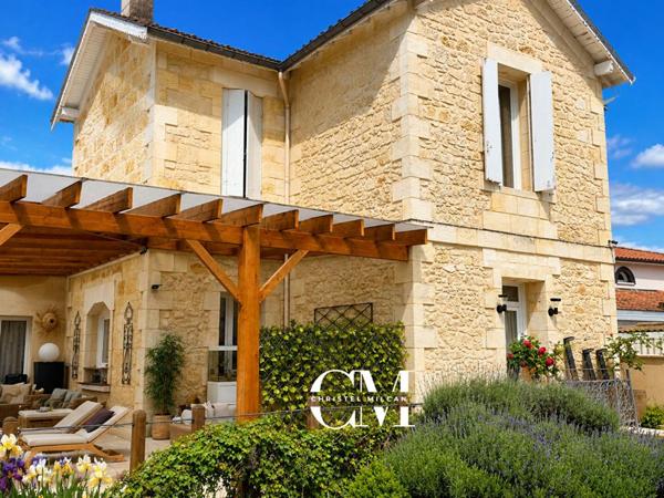 Maison en pierre rénovée avec piscine et potentiel événementiel 160 m²  Libourne