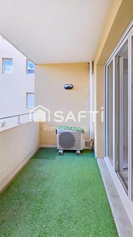 Appartement T2 au calme avec balcon et parking sécurisé