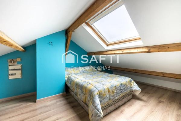 Mantes -la-Ville : Maison 73m2 avec 3/4 chambres - sous-sol – garage – atelier fermé et jardin