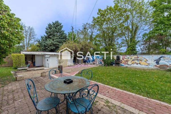Mantes -la-Ville : Maison 73m2 avec 3/4 chambres - sous-sol – garage – atelier fermé et jardin