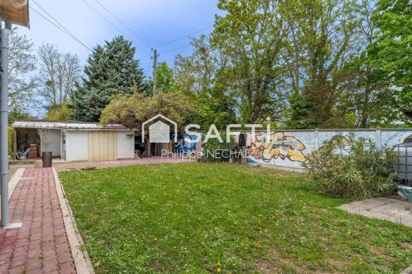Mantes -la-Ville : Maison 73m2 avec 3/4 chambres - sous-sol – garage – atelier fermé et jardin