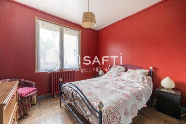 Mantes -la-Ville : Maison 73m2 avec 3/4 chambres - sous-sol – garage – atelier fermé et jardin
