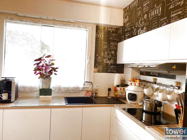 Appartement T4 de 91 M² à vendre avec balcon, cave et garage motorisé + parking extérieur privé non nominatif