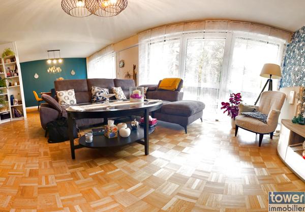 Appartement T4 de 91 M² à vendre avec balcon, cave et garage motorisé + parking extérieur privé non nominatif