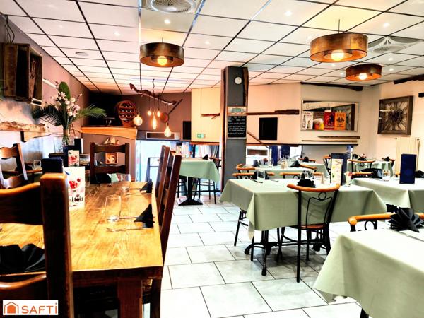 Fonds de commerce de restaurant, brasserie avec sa belle terrasse ensoleillée