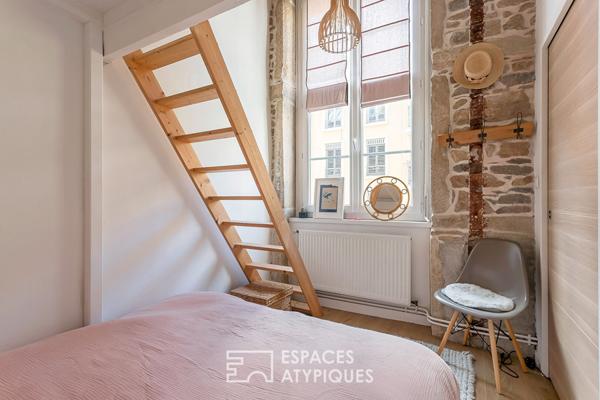 Lumière, calme et volumes au coeur des Pentes, limite Croix-Rousse