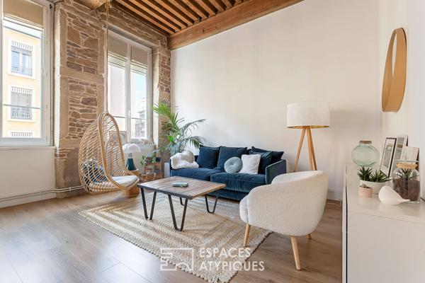 Lumière, calme et volumes au coeur des Pentes, limite Croix-Rousse