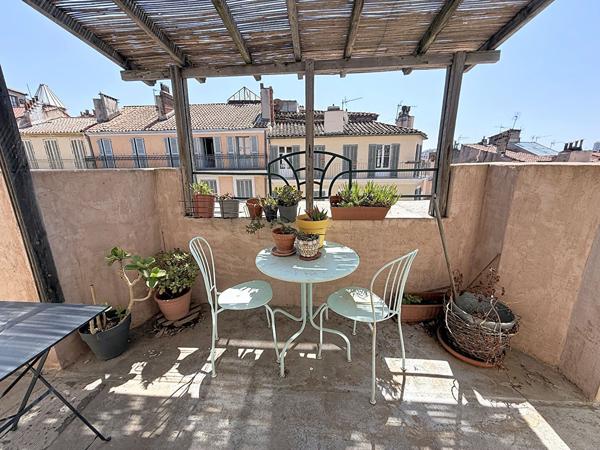 Appartement Toulon de 2 pièces de 46.80 m² avec  Terrasse de 22m² en dernier étage