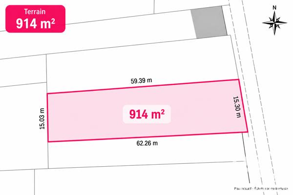 Terrain à vendre 914 m² Beautheil-Saints