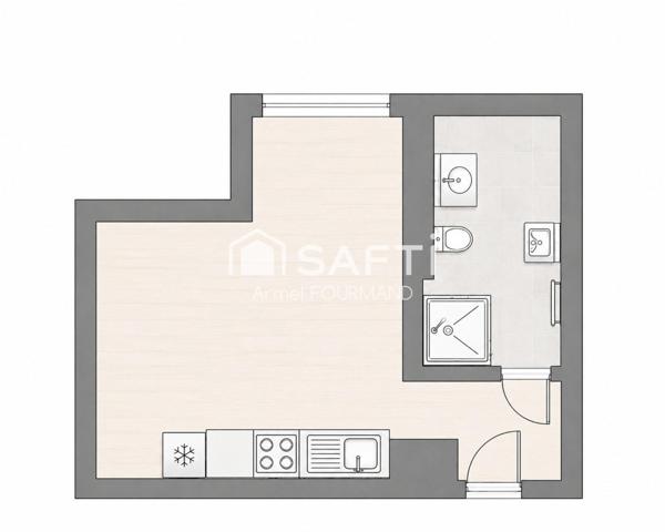 STUDIO rénové – 19 m² – Saint-Gelais (79410)