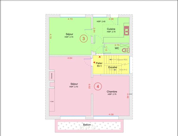 APPARTEMENT « VANILLE » 2 PIÈCES DE 47 M² PLEIN SUD AVEC BALCON