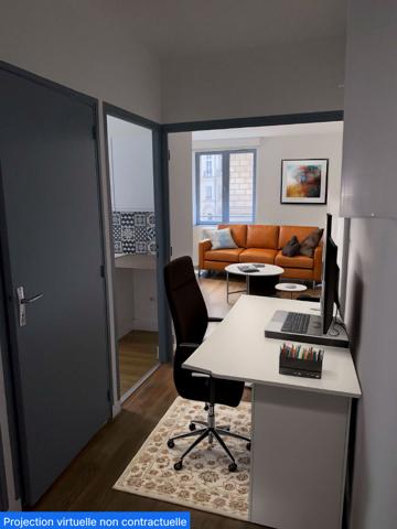 Appartement à vendre Nantes - 2 pièces, 44m² avec 1 chambre(s) à 129 840€ - AJP Immobilier Nantes Ouest