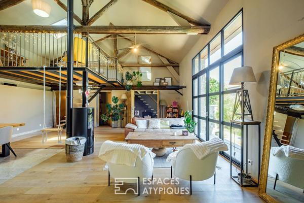 Loft de prestige avec piscine au cœur de la vallée de l’Auxances