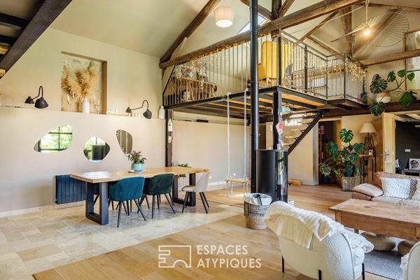 Loft de prestige avec piscine au cœur de la vallée de l’Auxances