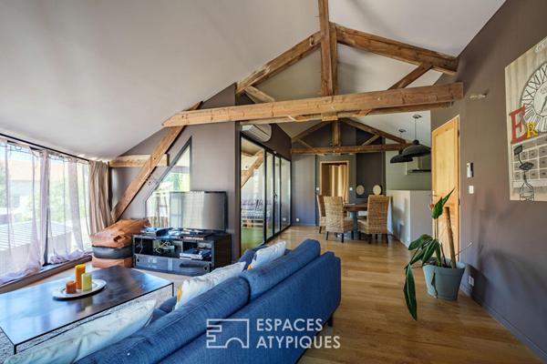 Loft de prestige avec piscine au cœur de la vallée de l’Auxances