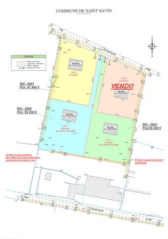 ST SAVIN TERRAIN A BATIR Lot C Saint-Savin (33920)