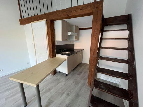 Studio avec terrasse et mezzanine