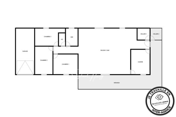 Maison à vendre 5 pièces de 87 m²