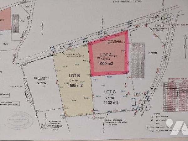 VENTE TERRAIN À BÂTIR - ECAUVILLE