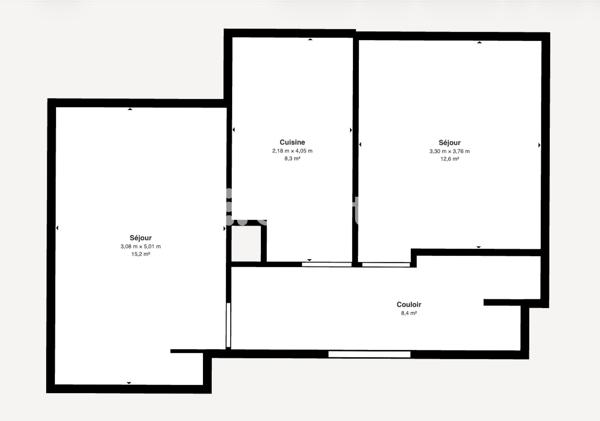 Appartement
         2 pièces
        - 43 m² 210 000 € *