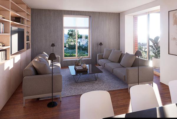 Appartement à vendre |                                       Donville-les-Bains |                                        3 pièces  |  65,6 m²