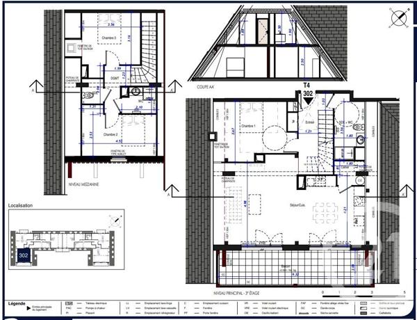 Appartement F4 à vendre  4 pièces - 101,90 m2 CAUTERETS - 65