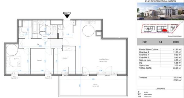 appartement à vendre 4 pièces VIENNE (38)