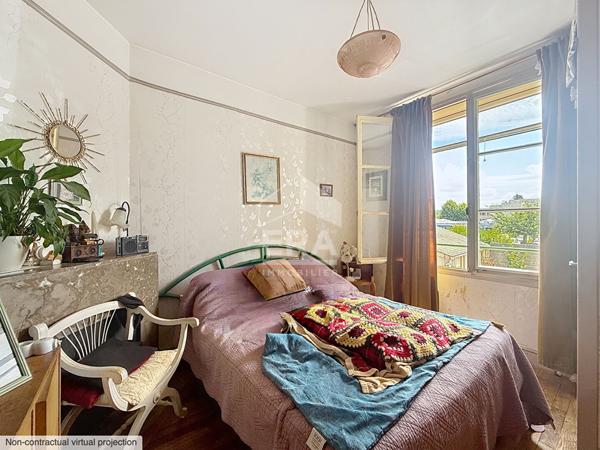 Appartement F3 vendu loué - Face à la gare Saint-Martin d'Étampes