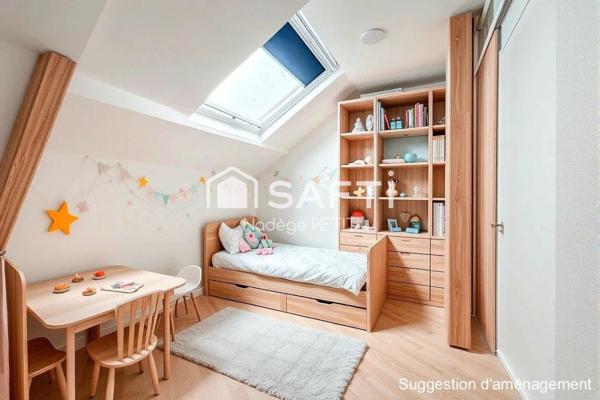 Metz Queuleu –A rénover !  Appartement 96 m² au dernier étage