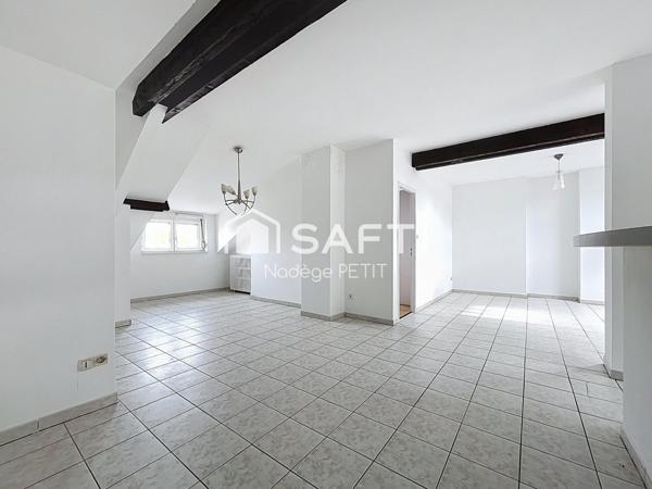 Metz Queuleu –A rénover !  Appartement 96 m² au dernier étage