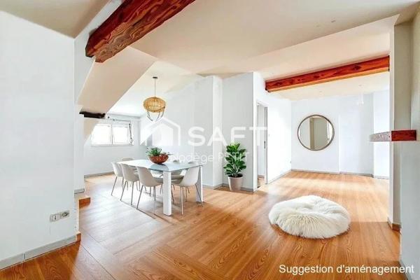 Metz Queuleu –A rénover !  Appartement 96 m² au dernier étage