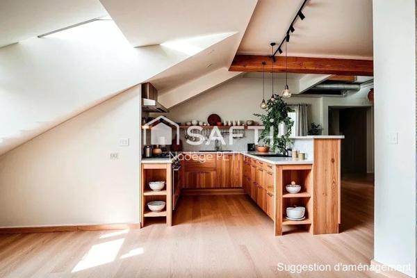 Metz Queuleu –A rénover !  Appartement 96 m² au dernier étage