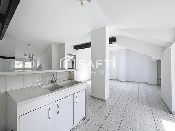 Metz Queuleu –A rénover !  Appartement 96 m² au dernier étage