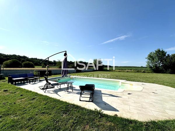 Maison 4 chambres avec piscine