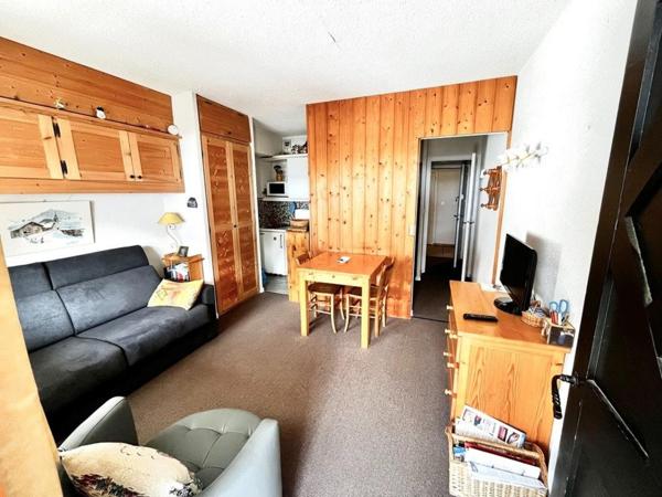 Venez découvrir ce STUDIO MEUBLE de 23M2 avec BALCON EXPOSE SUD , CAVE et son BOX FERME