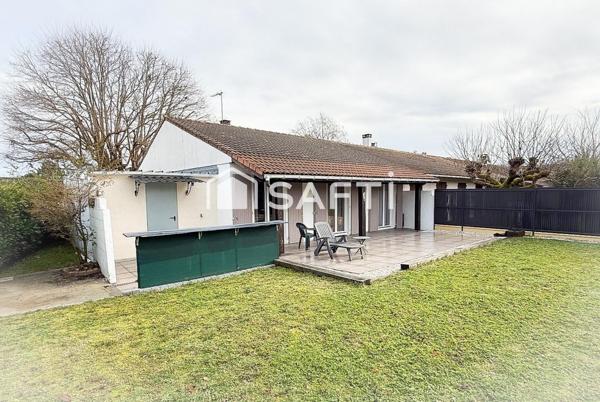 Charmante maison de 83m2 à Léognan sur un terrain de 333m2.