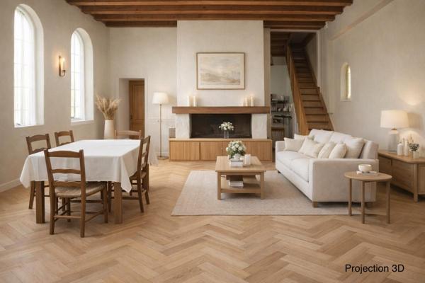 Ancienne chapelle, rénovée de plus de 120m2 sur 1690m2 de terrain