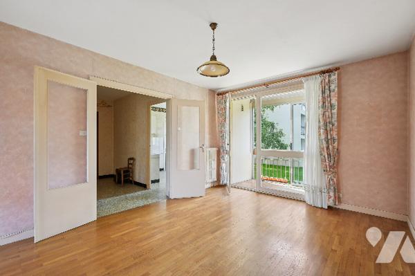 T3 – RDC – 70m² + garage + cave + loggia/balcon,