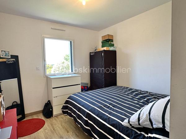 BRIEC / LESTONAN – LIMITE ERGUÉ-GABÉRIC – MAISON CONTEMPORAINE DE 2015 – 4 CHAMBRES DONT SUITE PARENTALE AU REZ-DE-CHAUSSÉE – TERRASSE EN IPÉ D’ENVIRON 40 M² – TERRAIN PAYSAGÉ D’ENVIRON 1 200 M² – GARAGE AVEC MEZZANINE – POMPE À CHALEUR – CHAUFFAGE AU SOL – PORTAIL ÉLECTRIQUE – VUE DÉGAGÉE SUR LA CAMPAGNE – DPE A.

**** Construction 2015 RT 2012 – 4 chambres – vie de plain-pied – terrasse en ipé – terrain paysagé – vue campagne – DPE A. ****

Gino DUPUY vous propose, sur le secteur de Briec / Lestonan, à proximité immédiate d’Ergué-Gabéric et à seulement quelques minutes de Quimper, cette maison contemporaine construite en 2015 selon la réglementation RT 2012.

Du premier rayon de soleil au dernier, cette maison profite d’une belle luminosité et d’un environnement verdoyant avec une vue dégagée sur la campagne.
Développant environ 120 m² au sol pour environ 106 m² Carrez, elle offre une distribution fonctionnelle permettant notamment une véritable vie de plain-pied.

**Au rez-de-chaussée :**

L’entrée dessert une belle pièce de vie lumineuse, largement ouverte sur l’extérieur et donnant directement accès à une terrasse en bois exotique Ipé d’environ 40 m².
La cuisine aménagée et équipée s’intègre naturellement à cet espace convivial.
Le niveau accueille également une suite parentale avec salle d’eau, ainsi qu’un WC indépendant.
Un cellier et un garage avec mezzanine complètent cet espace.

**À l’étage :**

L’espace nuit se compose de trois chambres supplémentaires ainsi que d’une salle de bains avec WC.
La maison dispose ainsi de quatre chambres au total, avec une organisation adaptée aussi bien à une vie familiale qu’au télétravail ou à l’accueil d’invités.

**À l’extérieur :**

La maison est implantée sur un terrain clos, arboré et paysagé d’environ 1 200 m².
La terrasse en Ipé d’environ 40 m² prolonge agréablement la pièce de vie et permet de profiter pleinement de l’environnement et de la vue sur la campagne.
Une grande cour enrobée permet le stationnement de 5 à 6 véhicules.
L’accès à la propriété s’effectue par un portail coulissant électrique.

**Côté prestations :**

– Construction de 2015  
– Réglementation thermique RT 2012  
– Environ 120 m² au sol / 106 m² Carrez  
– 4 chambres dont une suite parentale au rez-de-chaussée  
– Cuisine aménagée et équipée  
– Pompe à chaleur Air-Eau
– Chauffage au sol  
– DPE A , Excellent !
– Garage avec mezzanine  
– Cellier  
– Terrasse en bois Ipé d’environ 40 m²  
– Terrain clos, arboré et paysagé d’environ 1 200 m²  
– Portail électrique  
– Stationnement pour 5 à 6 véhicules  
– Vue dégagée sur la campagne
– Assainissement individuel conforme
– Fibre optique
– Toiture ardoises naturelles, crochets inox

**Situation :**

Un emplacement intéressant permettant de conjuguer environnement résidentiel, rural et accessibilité :

– environ 10 minutes d’Ergué-Gabéric bourg
– environ 10 minutes de Briec bourg 
– environ 13 minutes de Quimper centre
– environ 7 minutes de l’accès à la voie express Brest / Lorient

Une maison contemporaine lumineuse, confortable et prête à vivre, bénéficiant d’un environnement agréable tout en restant rapidement connectée aux principaux axes et à Quimper.

PLANS CROQUIS EN FIN D'ANNONCE
Taxe foncière 1175€

- - - Visite uniquement sur rendez-vous - - -

Contact : Gino DUPUY - BSK Immobilier
Votre Conseiller Immobilier sur Quimper et alentours.
Avis de valeur OFFERT dans tout le Finistère Sud.

_________________________________________________

VENTE IMMOBILIÈRE – QUIMPER & Alentours
Échangeons sur votre projet, sans engagement, pour définir la meilleure stratégie de vente.

APPORTEURS D'AFFAIRES
Vous connaissez quelqu'un qui souhaite vendre ou acheter ? Un simple message suffit pour initier un contact, je m'occupe du reste.
Rémunération attractive.

COLLABORATION INTERCABINET
Discutons volontiers d'un partage de mandat ou d'un acheteur en recherche.
_________________________________________________

Honoraires charge vendeur : aucun frais d'agence pour vous.
Le prix affiché est votre prix final hors frais de notaire.