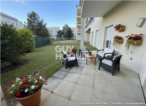 Appartement T4 en rez de jardin