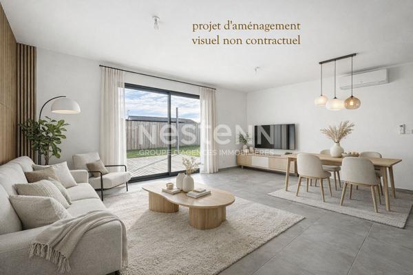 Maison neuve à louer à Nérac - 4 pièces, 3 chambres, jardin état impeccable !