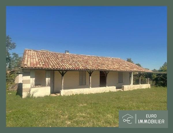 MAISON EN PIERRE À RÉNOVER — TERRAIN DE 2 515 M² - GIRONDE (33) - NOUVELLE AQUITAINE