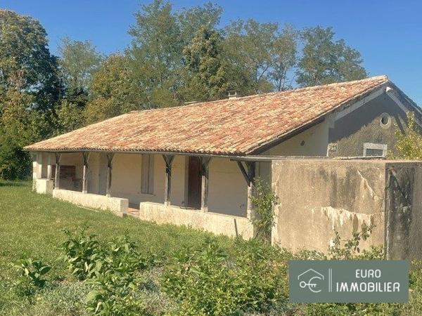 MAISON EN PIERRE À RÉNOVER — TERRAIN DE 2 515 M² - GIRONDE (33) - NOUVELLE AQUITAINE
