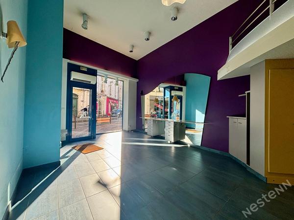 AGEN CENTRE - A louer local commercial 78m² avec mezzanine!