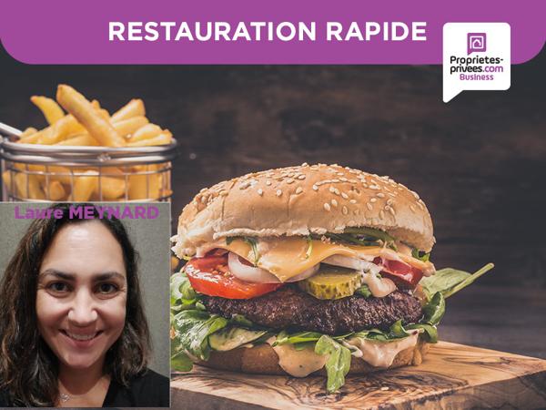 Hyper Centre Saint-Brieuc : Restauration rapide avec Terrasse, Emplacement N°1